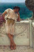 Alma-Tadema, Sir Lawrence The Poet Gallus Dreaming (mk23) USA oil painting artist